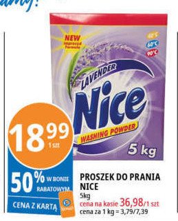 Proszek do prania lavender NICE promocja
