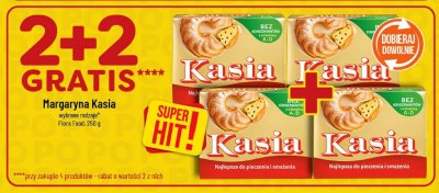 Margaryna Kasia wybrane rodzaje Flora Food promocja w POLOmarket