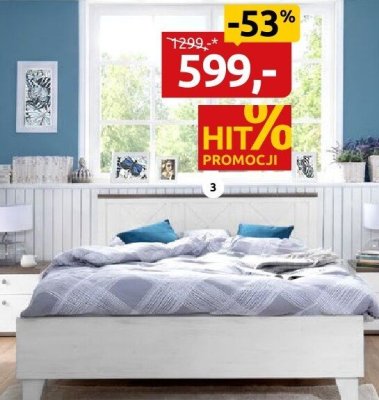 Łóżko Ostia 160 promocja w Black Red White