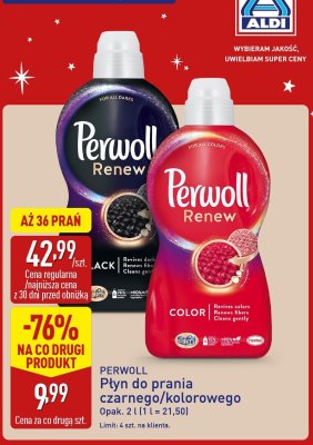 Płyn do prania kolorowego Renew promocja w Aldi