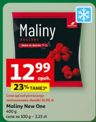 Maliny New One promocja w Auchan