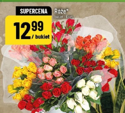 Róże bukiet promocja w POLOmarket
