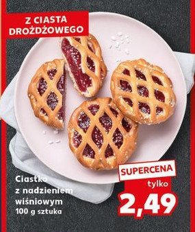 Ciastko z nadzieniem wiśniowym promocja w Kaufland