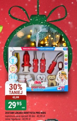 Zestaw lekarz dentysta Pro Kids promocja w bi1
