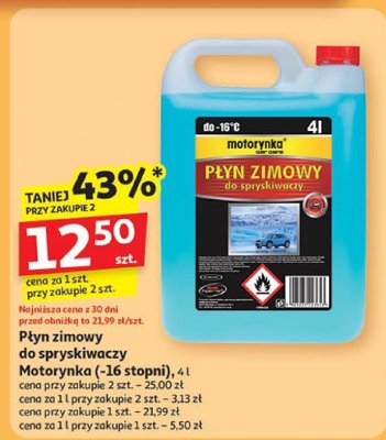 Płyn zimowy do spryskiwaczy -16 stopni Motorynka promocja