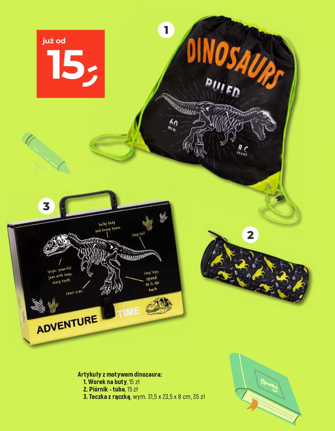 Worek na buty dinozaury promocja
