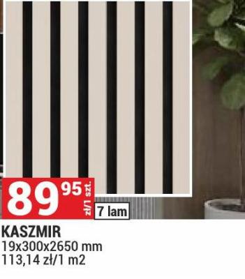 Lamele akustyczne Kaszmir promocja w Merkury Market