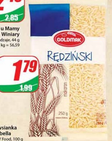 Makaron rędziński ryż Goldmak promocje
