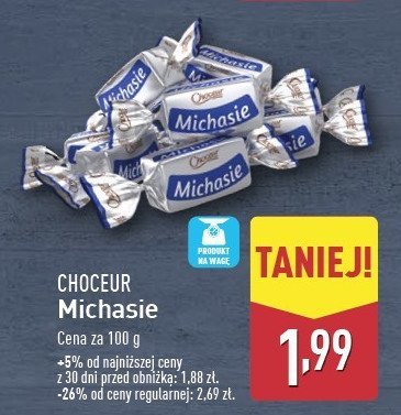 Cukierki michasie Choceur promocja w Aldi