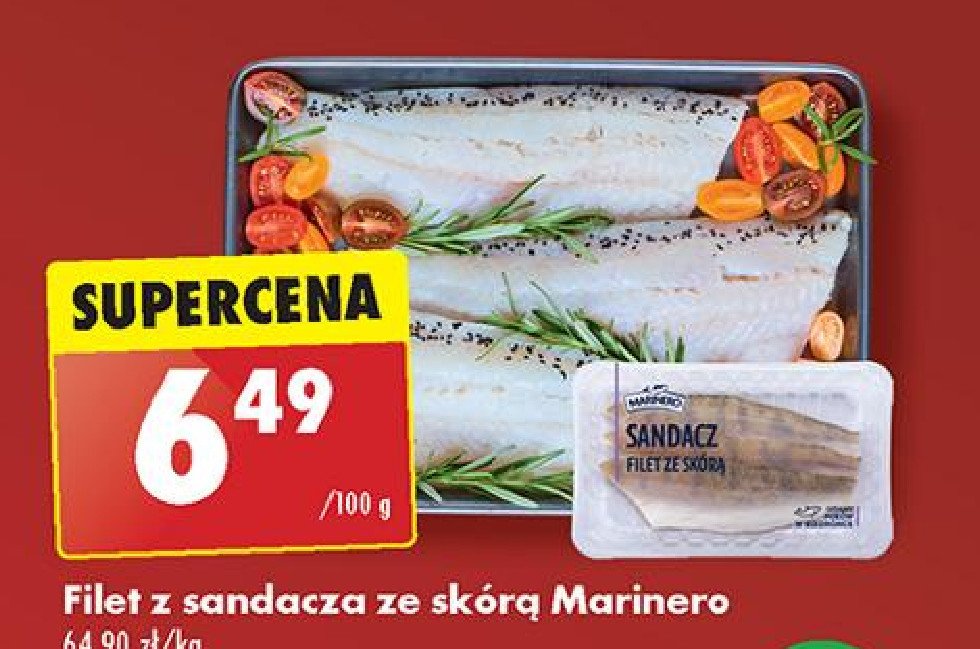 Sandacz filety ze skórą Marinero promocja