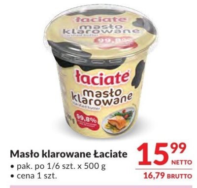 Masło klarowane Łaciate promocja w Makro
