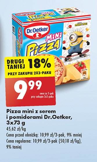 Mini pizza z serem i pomidorami Dr. oetker minipizza promocja