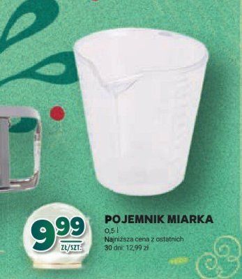 Pojemnik miarka 0,5 l promocja w Stokrotka