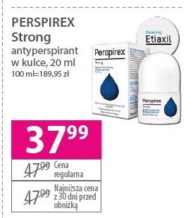 Antyperspirant Perspirex strong promocja