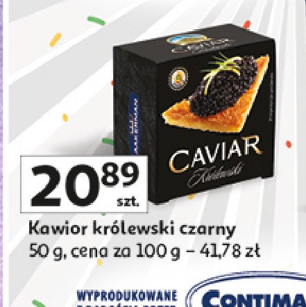 Caviar black Aakerman promocja w Auchan