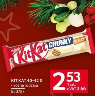 Baton Kit Kat 40-42 g promocja w Selgros