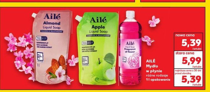 Myd艂o w p艂ynie apple Aile promocja