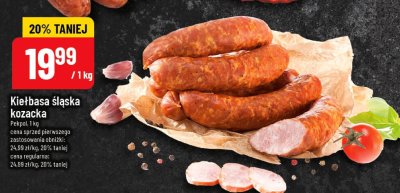 Kiełbasa śląska kozacka Pekpol promocja w POLOmarket