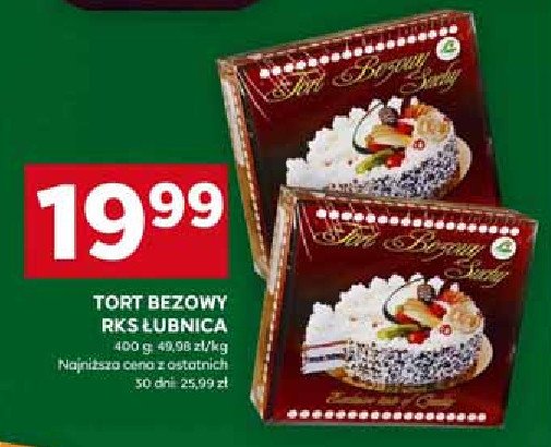 Tort bezowy Łubnica promocja