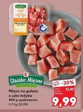 Mięso na gulasz z indyka Stoisko mięsne promocja