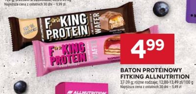 Baton proteinowy Fitking Allnutrition promocja w Stokrotka