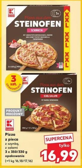 Pizza prosciutto K-classic promocja