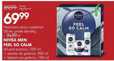 Zestaw kosmetyków NIVEA MEN FEEL SO CALM promocja w Super-Pharm