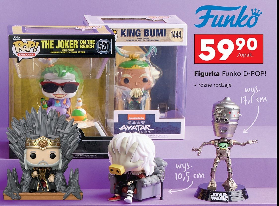 Figurka joker Funko pop! promocja w Biedronka