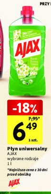 P艂yn do mycia konwalie Ajax floral fiesta Ajax . promocja