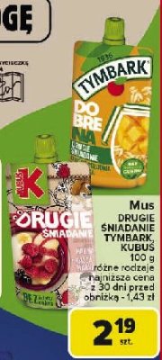 Mus mango-ananas-jab艂ko-banan-marchew-dynia Tymbark mus promocja