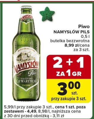 Piwo promocja w Carrefour Express
