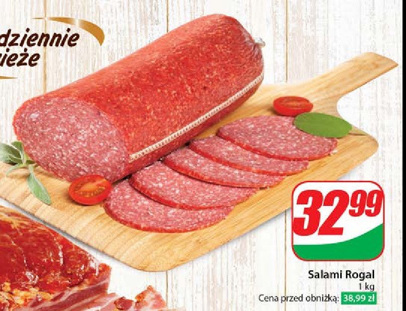 Salami rogal Agro rydzyna promocja w Dino