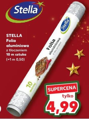 Folia aluminiowa z tłoczeniem promocja w Kaufland