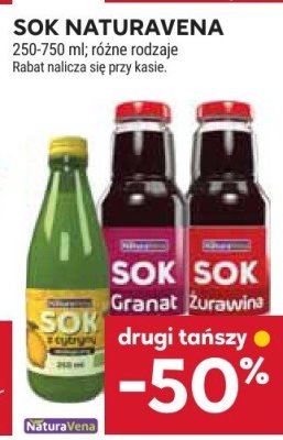 Sok Naturavena różne rodzaje promocja w Stokrotka