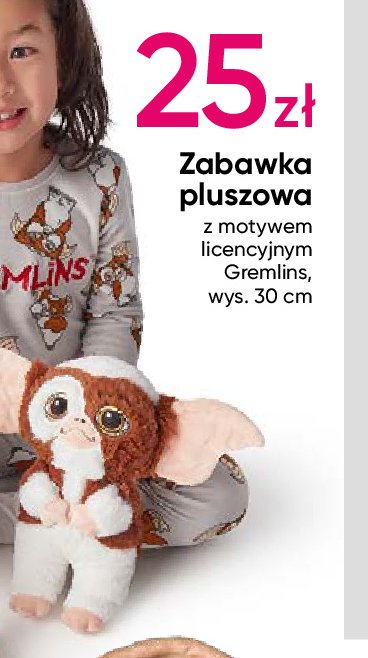 Zabawka pluszowa gremlins 30 cm promocja w Pepco