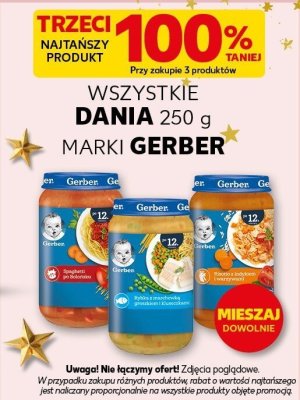 Dania 250 g marki GERBER wszystkie promocja w Kaufland