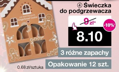 Świeczka do podgrzewacza 3 różne zapachy Opakowanie 12 szt. promocja w Woolworth
