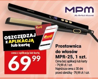 Prostownica do włosów MPR-25, 1 szt. promocja w Twój Market