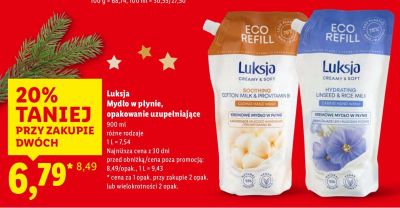 Mydło w płynie, opakowanie uzupełniające promocja w Lidl