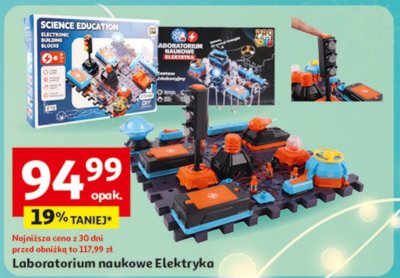 Laboratorium naukowe Elektryka promocja w Auchan