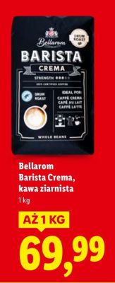 Kawa Bellarom Barista Crema, kawa ziarnista promocja w Lidl