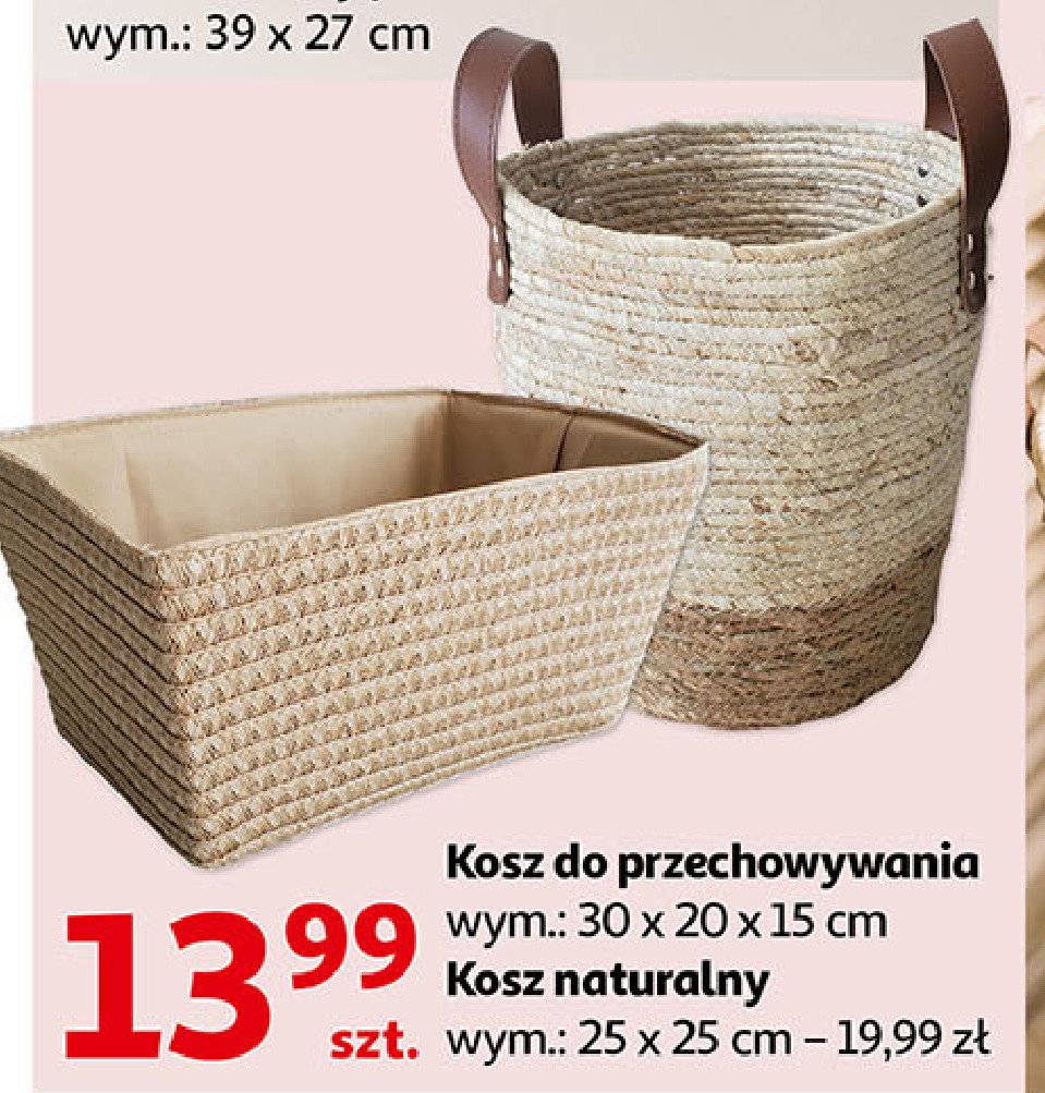 Kosz do przechowywania 30 x 20 x 15 cm promocja