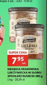 Kiełbasa żywiecka Spichlerz rusiecki promocja
