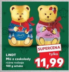 Miś teddy girl Lindt promocja w Kaufland