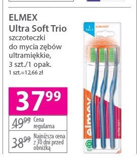 Szczoteczka do zębów ultra soft Elmex promocja