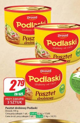 Pasztet drobiowy Drosed podlaski promocja