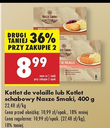 Kotlet schabowy z ziemniakami i buraczkami Nasze smaki promocja