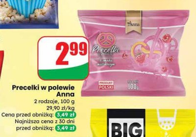 Precelki w polewie Anna promocja w Dino