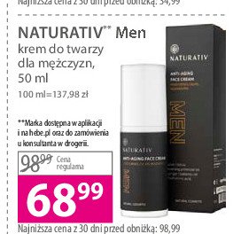 Krem do twarzy Naturativ men promocja