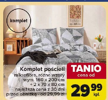 Komplet pościeli mikrofibra 160 x 200 cm + 2x 70 x 80 cm promocja